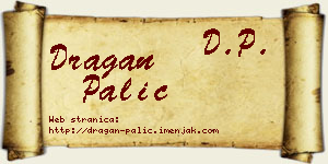 Dragan Palić vizit kartica